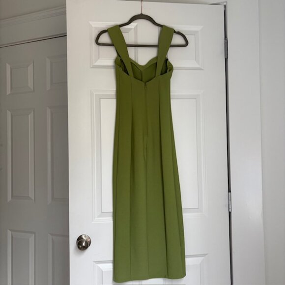 Abercrombie & Fitch Wide Strap Corset Midi Dress - Picture 4 of 4